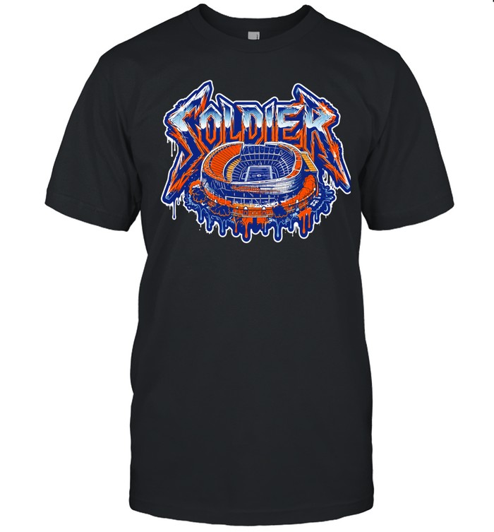 Chicago Bears Stadium Football Field Illustration Soldier Field Unisex T-Shirt