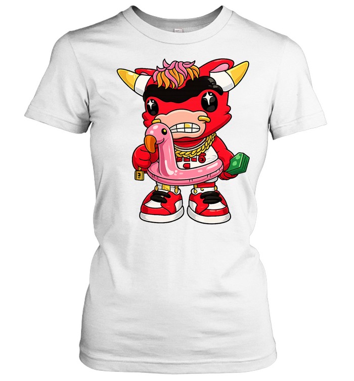 Chicago Bulls Benny mascot Women T-Shirt