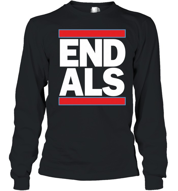Chicago Cubs Lou Gehrig Day End ALS Long Sleeve Tee