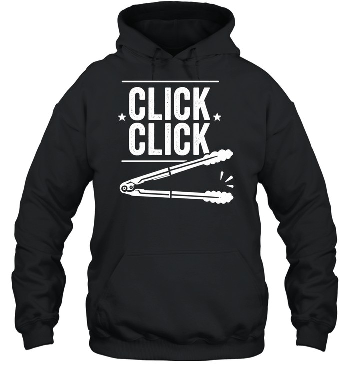 Click Click Barbecue Tongs Meme Hoodie