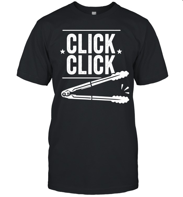 Click Click Barbecue Tongs Meme Unisex T-Shirt