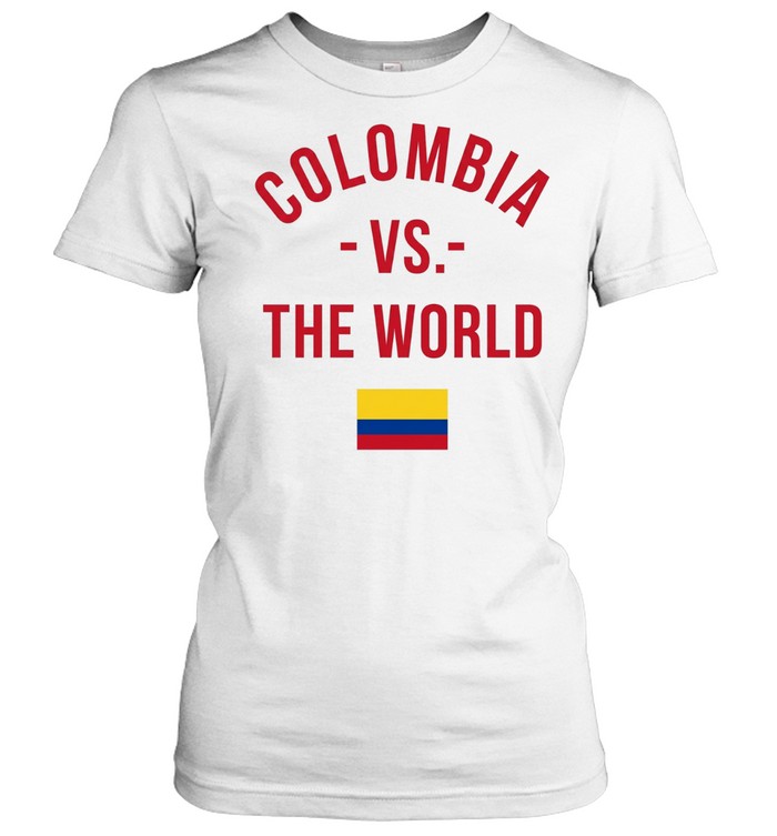 Colombia Vs The World flag Women T-Shirt