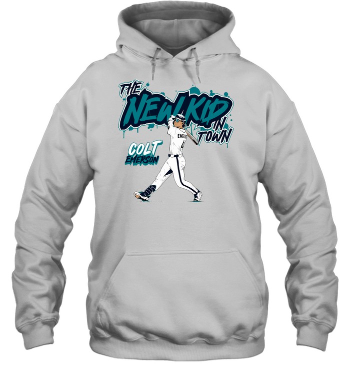 Colt Emerson Seattle Mariners Baseball The New Kid In Town Hoodie