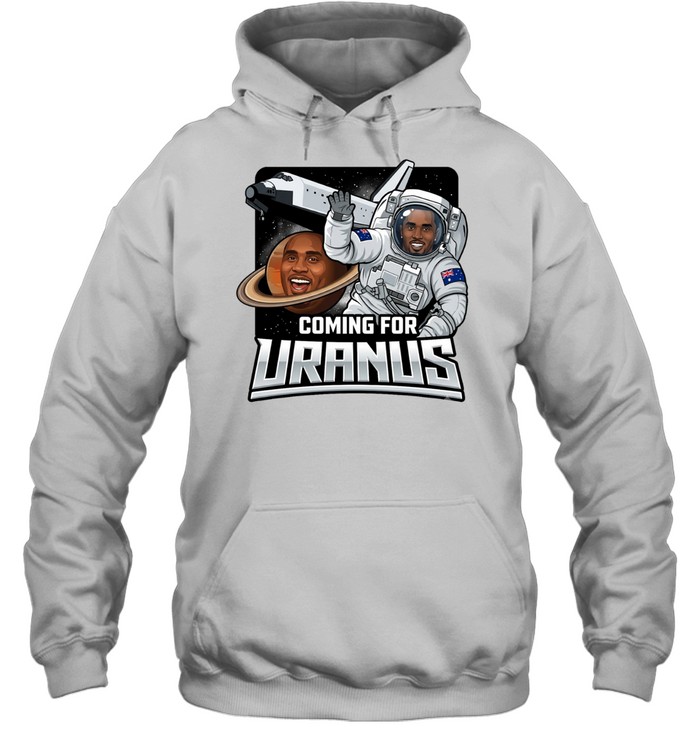 Coming for Uranus retro space Hoodie