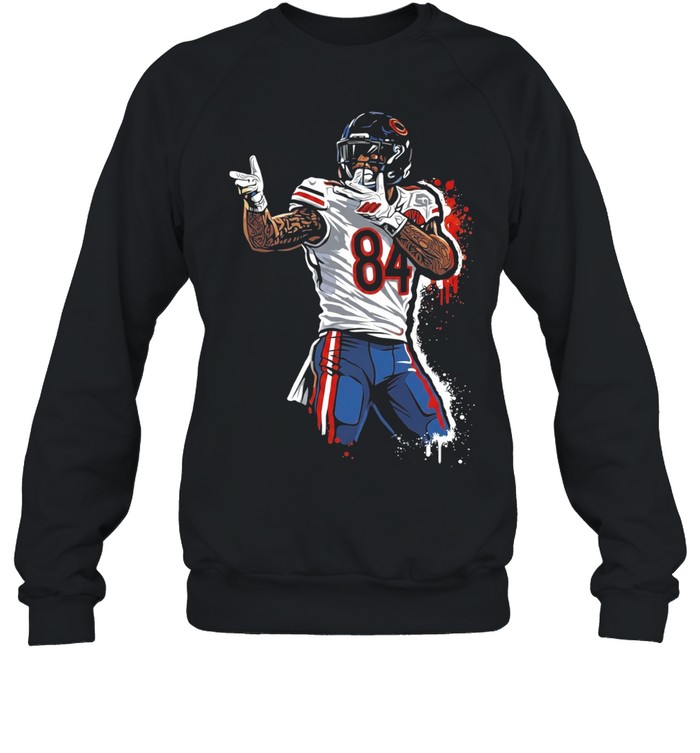 Cordarrelle Patterson Chicago Bears 84 Art Sweatshirt