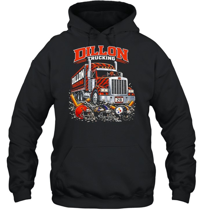 Corey Dillon Cincinnati Bengals Dillon Trucking Hoodie