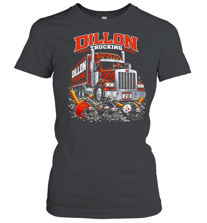 Corey Dillon Cincinnati Bengals Dillon Trucking Women T-Shirt