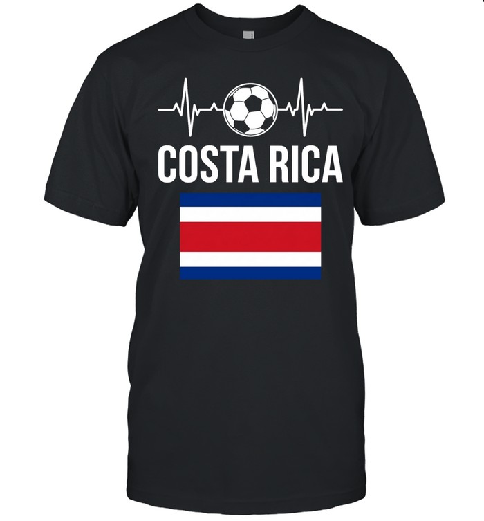 Costa Rica football heartbeat soccer Unisex T-Shirt