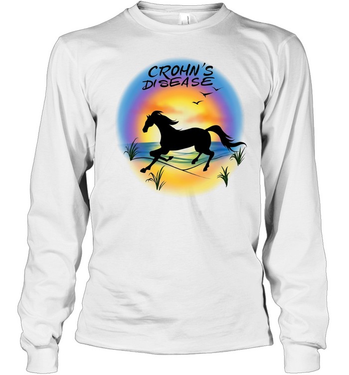 Crohn’s Disease Horse Long Sleeve Tee