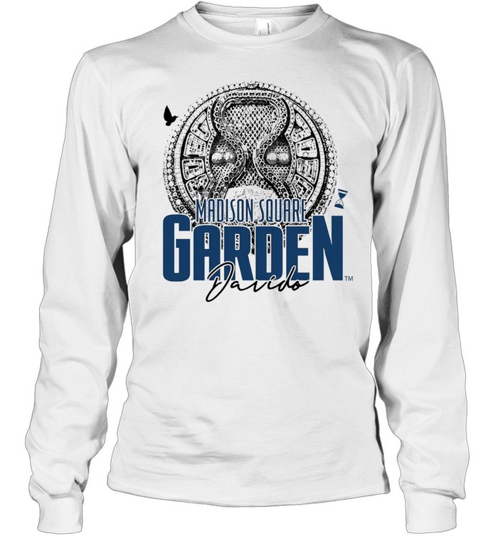 Davido Madison Square Garden Hourglass Diamond Ring Long Sleeve Tee