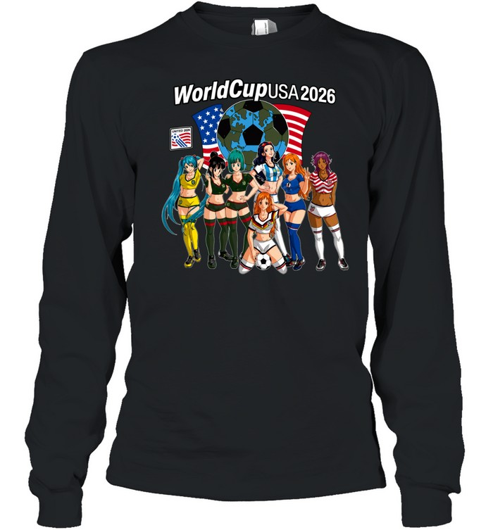Dragon Ball x World Cup USA 2026 Long Sleeve Tee