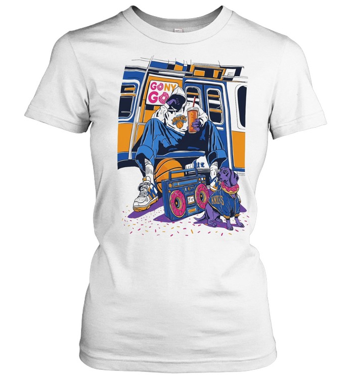 Dunkin’ Knicks New York Subway Donut Streetwear Women T-Shirt