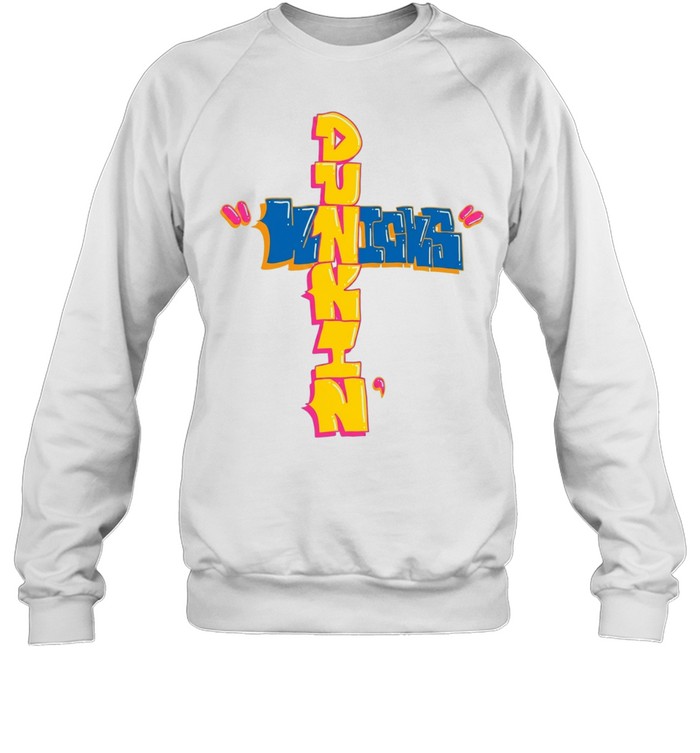Dunkin’ Knicks New York Subway Donut text Sweatshirt