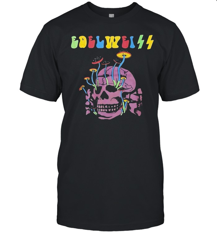 Edelweiss Totenkopf Mushroom Skull Unisex T-Shirt