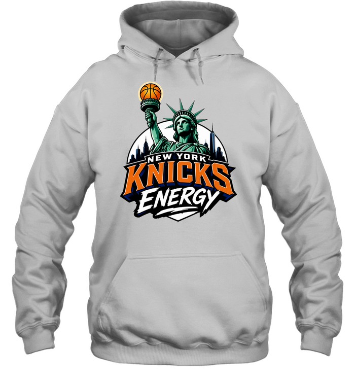 Energy Statue of Liberty Basketball Skyline Finals 2026 Hoodie