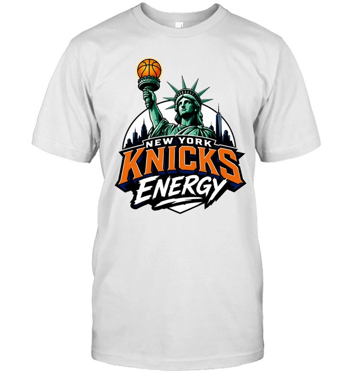 Energy Statue of Liberty Basketball Skyline Finals 2026 Unisex T-Shirt