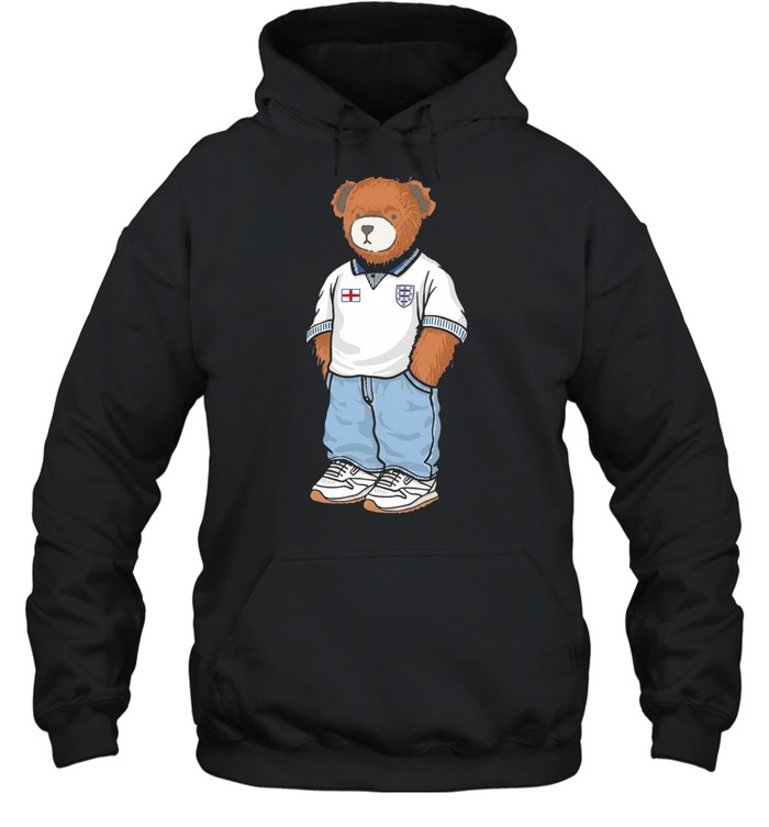 England ’90 Pickles Teddy Bear Three Lions Hoodie