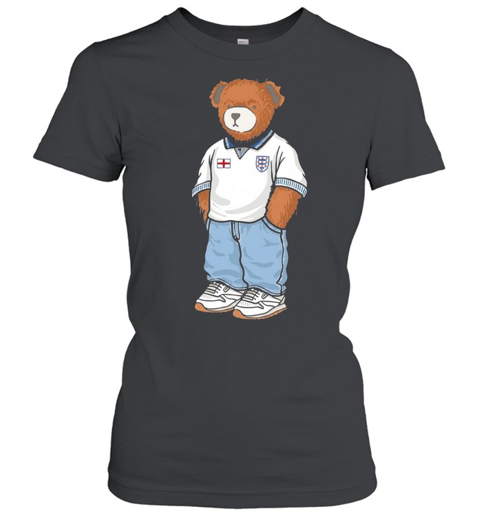 England ’90 Pickles Teddy Bear Three Lions Women T-Shirt