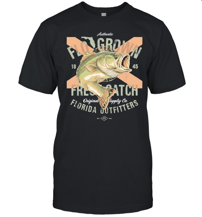 FloGrown fresh catch bass Florida outfitters Unisex T-Shirt