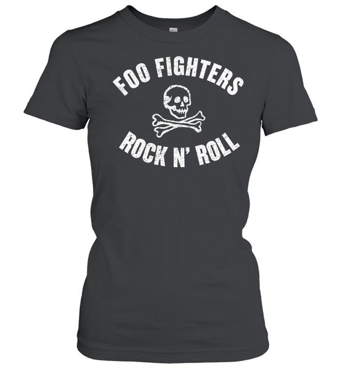 Foo Fighters Rock N' Skeleton Tour Dates Schedule Women T-Shirt