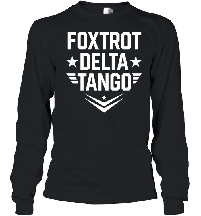 Foxtrot Delta Tango logo Long Sleeve Tee