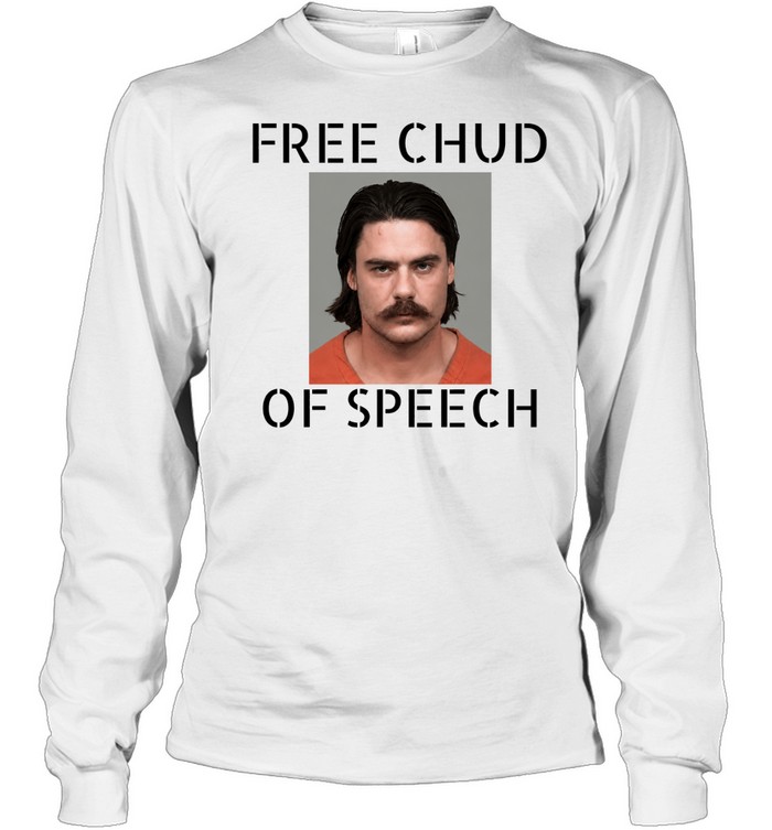 Free Chud of Speech mugshot Long Sleeve Tee