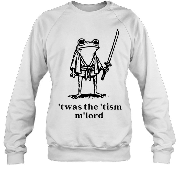 Frog Samurai Twas The Tism M’lord Sweatshirt