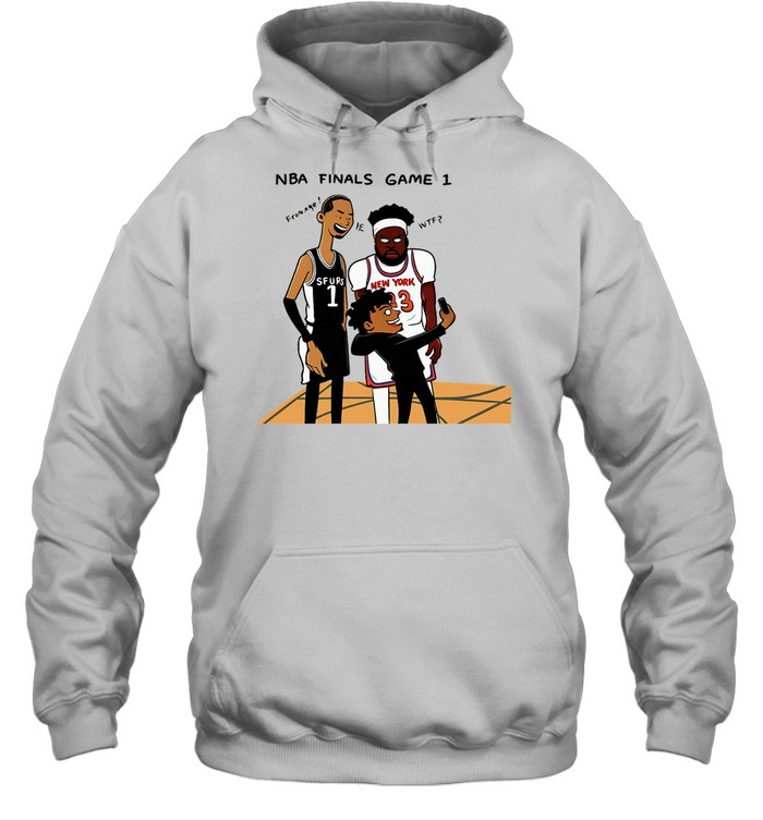 Funny Victor Wembanyama Mitchell Robinson Cartoon Meme Finals 2026 Hoodie