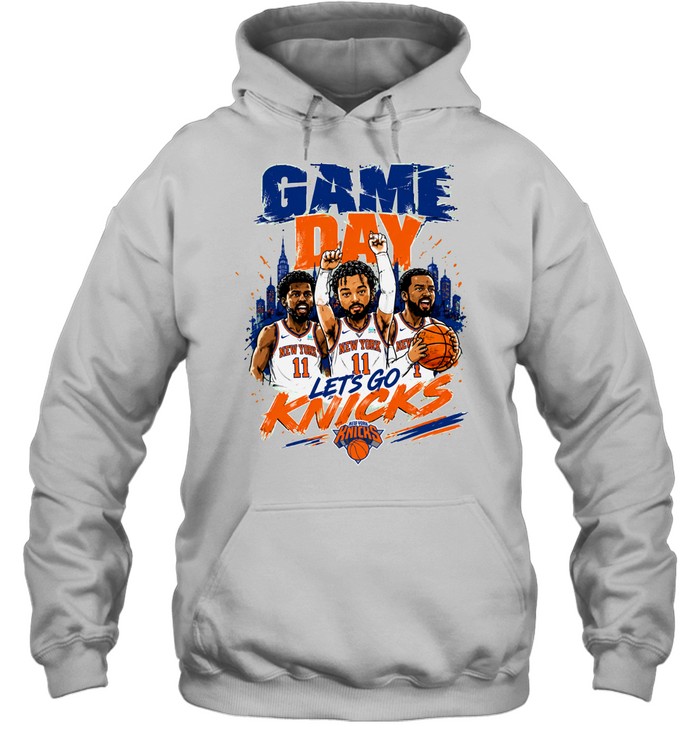 Game Day Lets Go Knicks New York Basketball Skyline Finals 2026 Hoodie