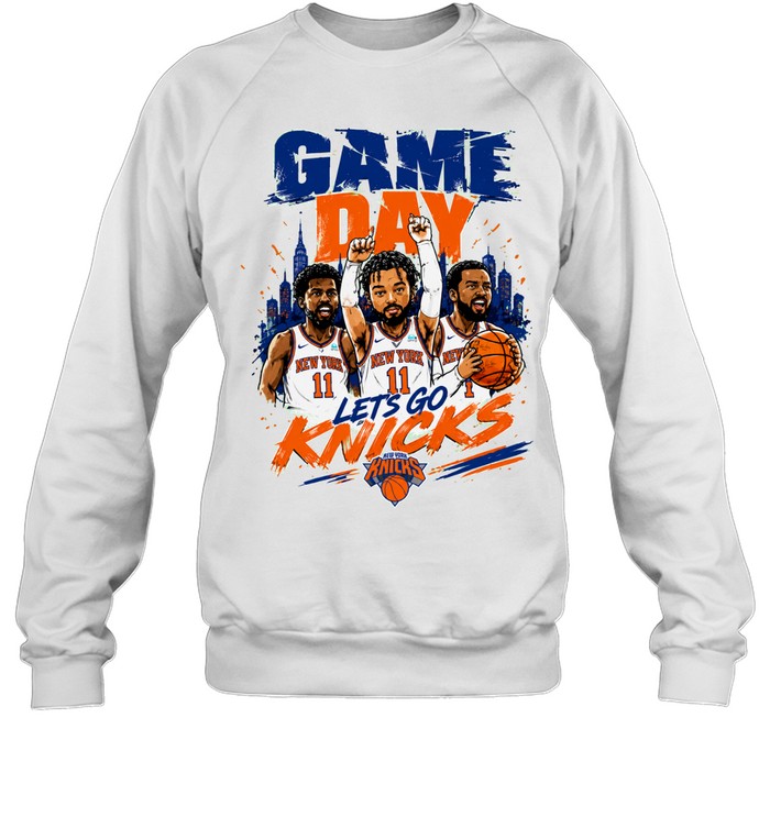 Game Day Lets Go Knicks New York Basketball Skyline Finals 2026 Sweatshirt