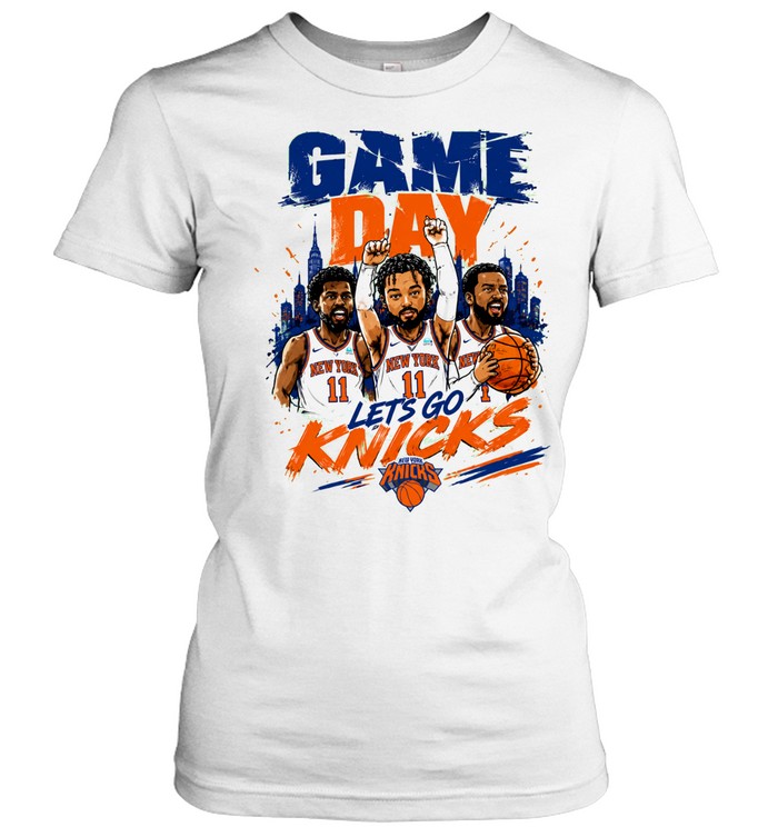 Game Day Lets Go Knicks New York Basketball Skyline Finals 2026 Women T-Shirt