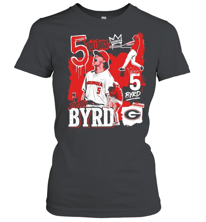 Georgia Bulldogs Justin Byrd vintage Women T-Shirt