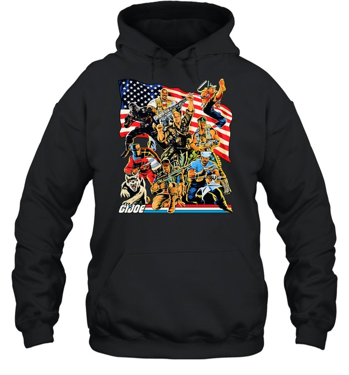 GI Joe American flag Hoodie