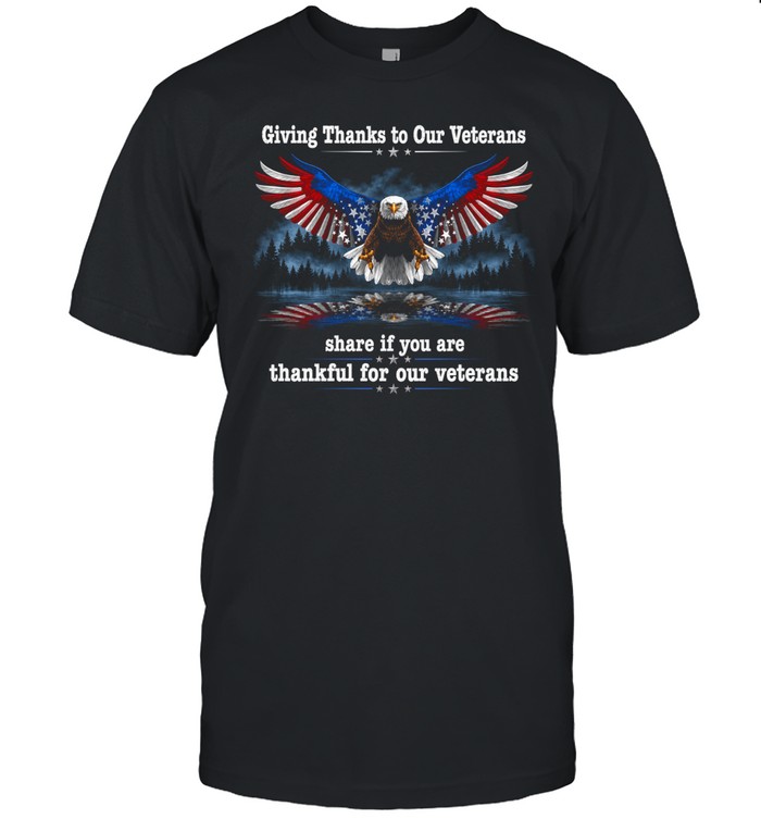 Giving Thanks To Our Veterans Thankful For Our Veterans Unisex T-Shirt