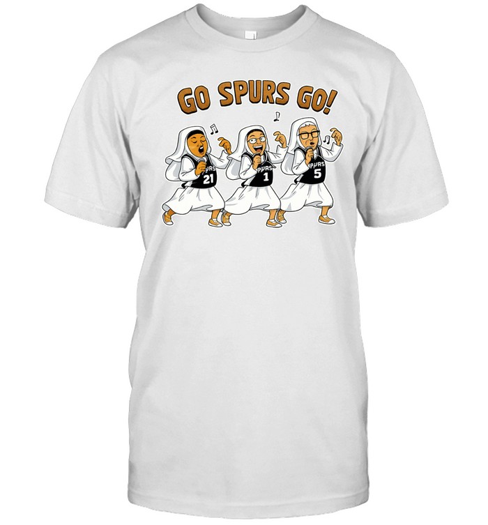 Go Spurs Go Singing Nuns San Antonio Spurs Cartoon Graphic Finals 2026 Unisex T-Shirt