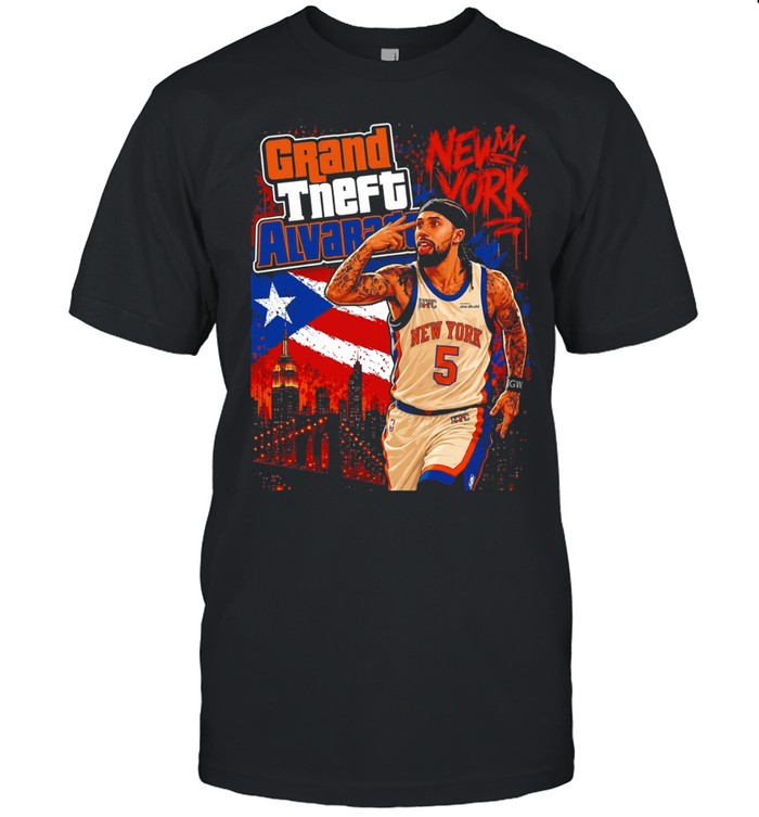 Grand Theft Alvarado New York Knicks Jose Alvarado Unisex T-Shirt