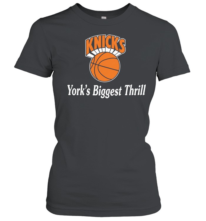 Hailey Bieber Knicks York’s Biggest Thrill Women T-Shirt