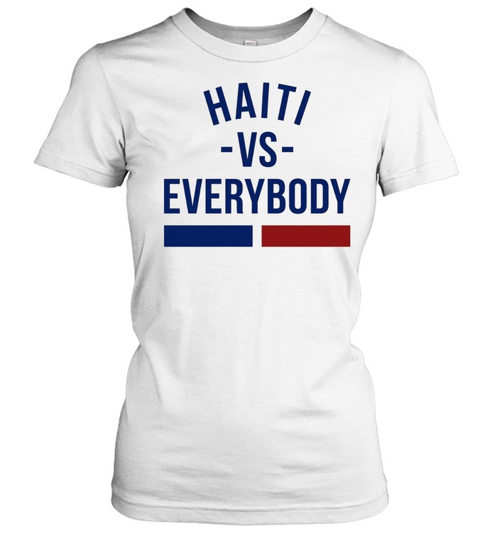 Haiti vs Everybody Haitian Flag Unisex T-Shirt