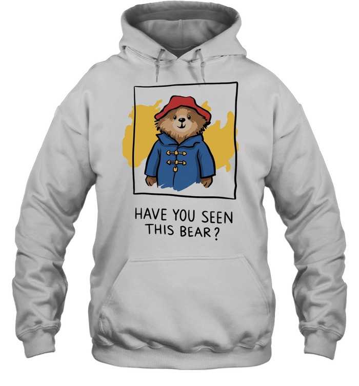 Have You Seen This Bear cartoon Hoodie