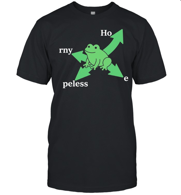 Hopeless Horny Frog humor pun Unisex T-Shirt