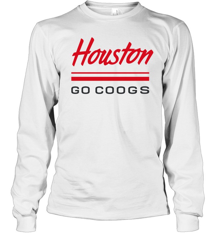 Houston Cougars go Coogs logo Long Sleeve Tee