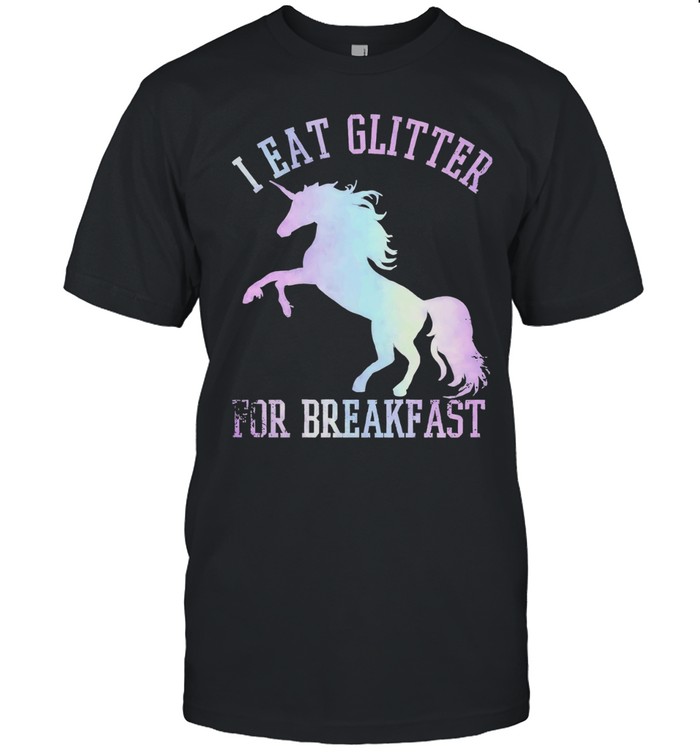 I eat glitter for breakfast unicorn Unisex T-Shirt