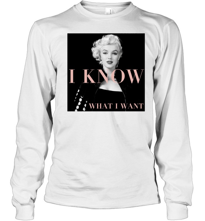 I Know What I Want Oversized Fleece Long Sleeve Tee