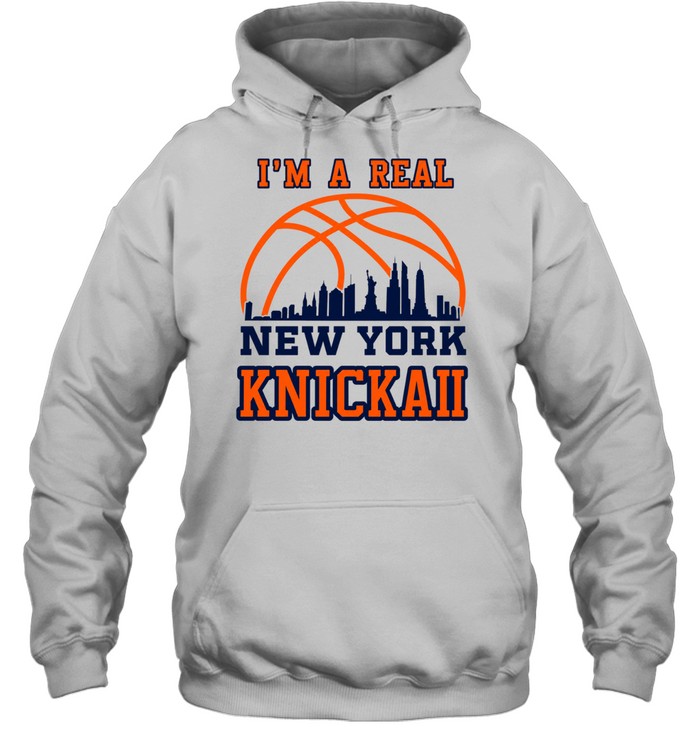 Im A Real New York Knick Basketball Skyline 2026 Hoodie