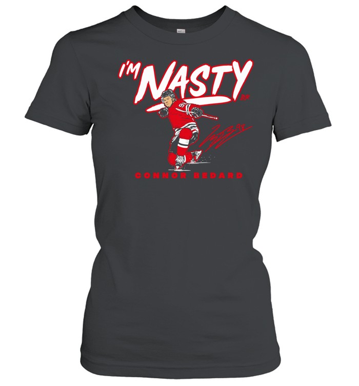 I’m Nasty Connor Bedard Signature Women T-Shirt