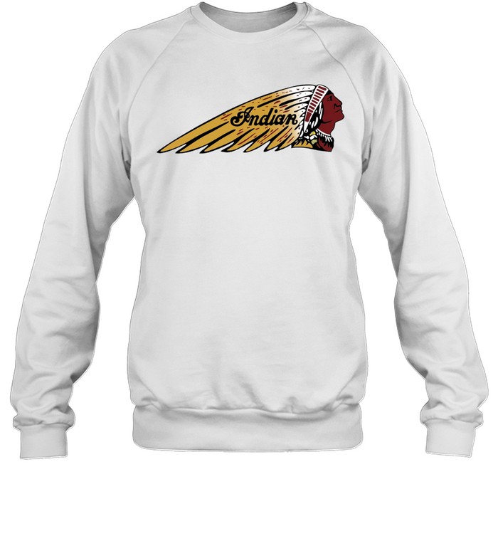 Indian Motorcycle Logo Native American Headdress Feather Sweatshirt