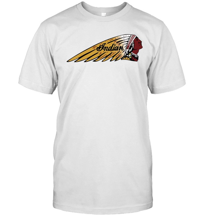 Indian Motorcycle Logo Native American Headdress Feather Unisex T-Shirt