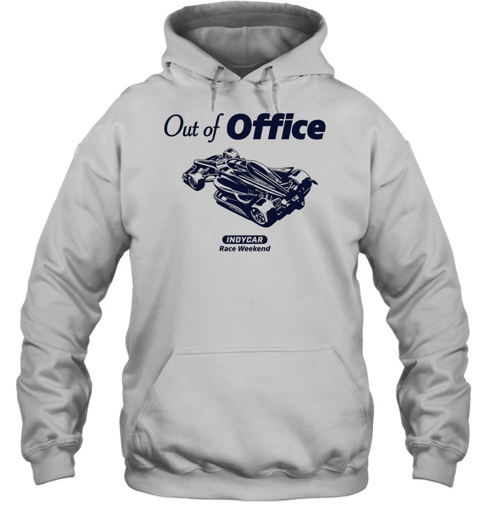 IndyCar race weekend race car graphic out of office Hoodie