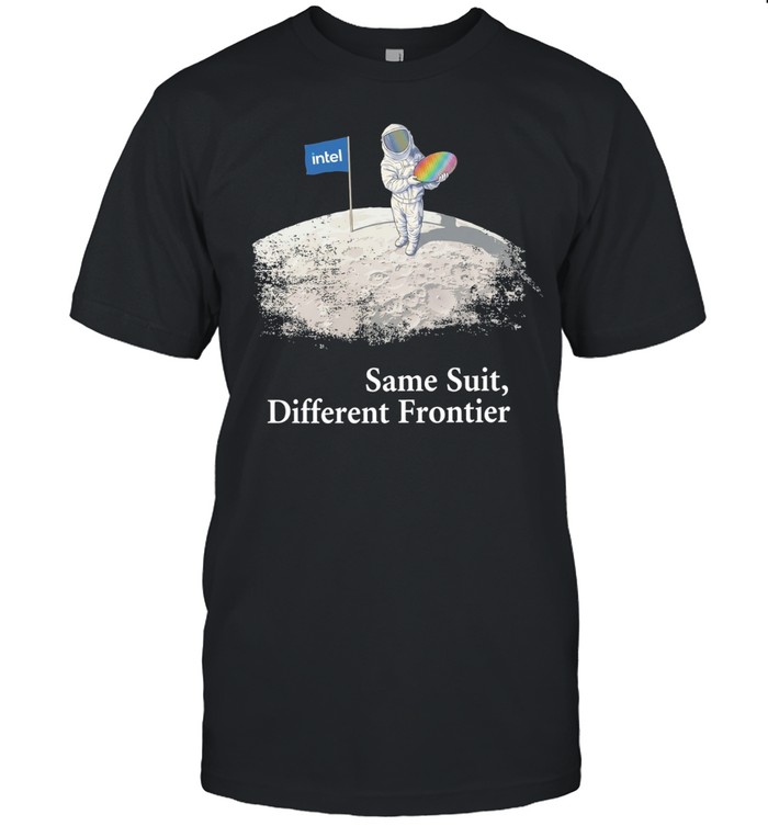 Intel astronaut same suit different frontier technology Unisex T-Shirt