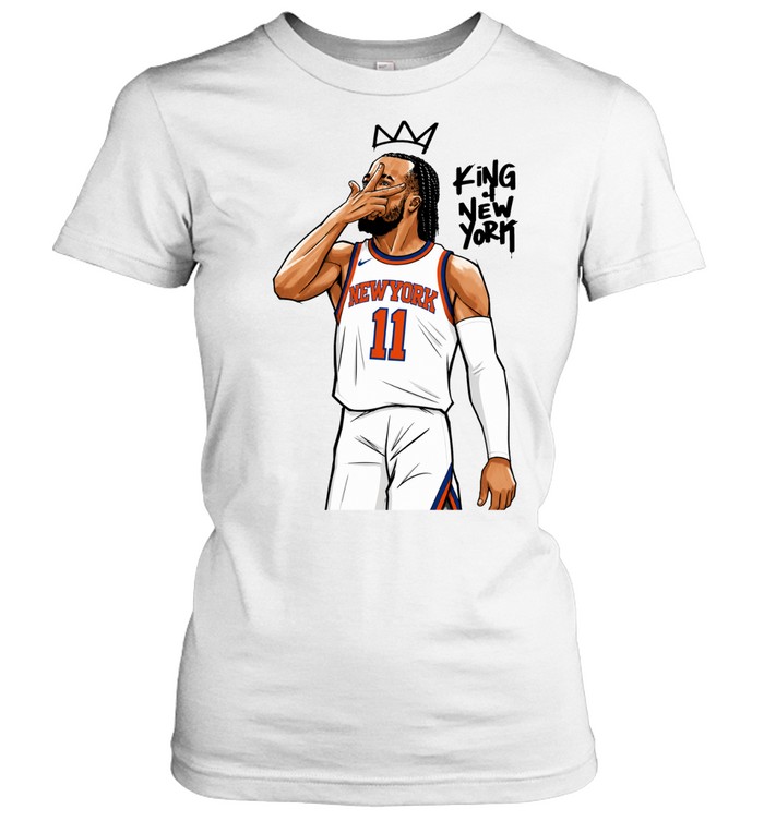 Jalen Brunson King Of New York Three Point Celebration Finals 2026 Women T-Shirt